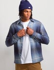 AIR SPACE Ombre Check Shirt, Navy product photo View 02 S