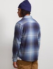 AIR SPACE Ombre Check Shirt, Navy product photo View 03 S