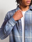 AIR SPACE Ombre Check Shirt, Navy product photo View 05 S