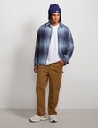 AIR SPACE Ombre Check Shirt, Navy product photo View 06 S