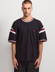 AIR SPACE Shoulder Shirt Tee, Black product photo View 02 S