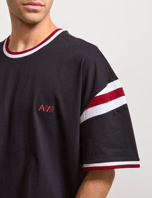 AIR SPACE Shoulder Shirt Tee, Black product photo View 04 L