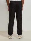 AIR SPACE Relaxed Cargo Pant, Black product photo View 03 S