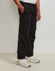AIR SPACE Relaxed Cargo Pant, Black product photo View 05 S