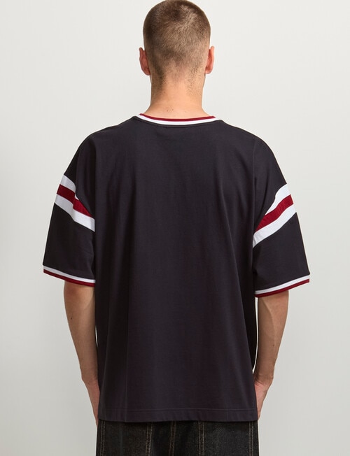 AIR SPACE Shoulder Shirt Tee, Black product photo View 03 L