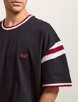 AIR SPACE Shoulder Shirt Tee, Black product photo View 04 S