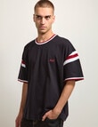 AIR SPACE Shoulder Shirt Tee, Black product photo View 06 S