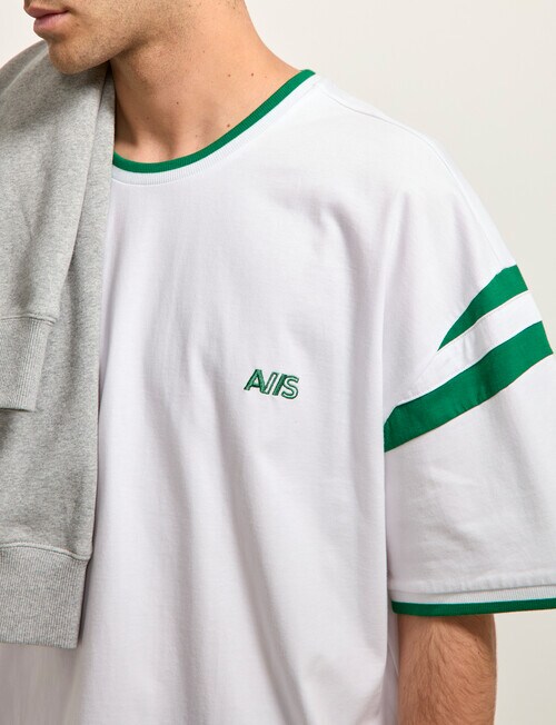 AIR SPACE Shoulder Shirt Tee, White product photo View 04 L