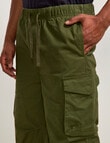 AIR SPACE Relaxed Cargo Pant, Green product photo View 04 S