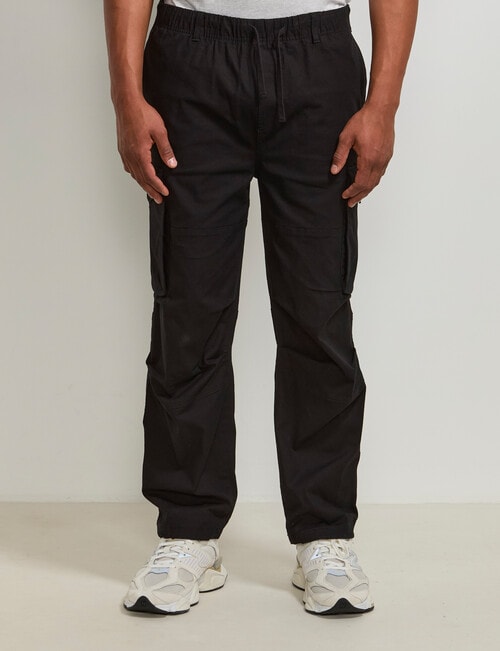 AIR SPACE Relaxed Cargo Pant, Black product photo View 02 L