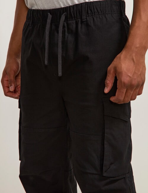 AIR SPACE Relaxed Cargo Pant, Black product photo View 04 L