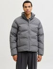 Jack & Jones World Puffer Jacket, Dark Grey product photo