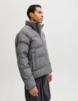 Jack & Jones World Puffer Jacket, Dark Grey product photo View 04 S