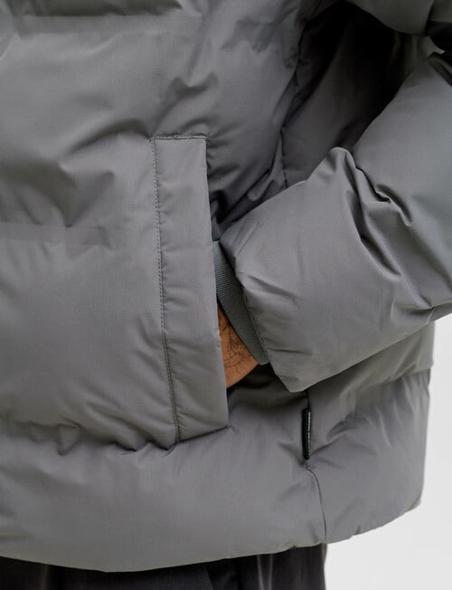 Jack & Jones World Puffer Jacket, Dark Grey product photo View 05 L