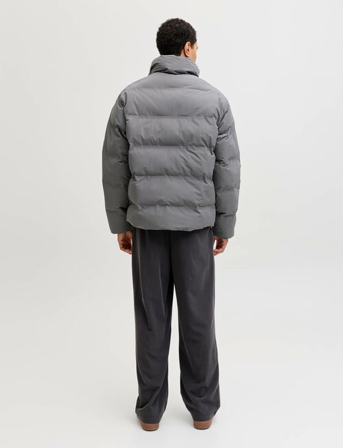 Jack & Jones World Puffer Jacket, Dark Grey product photo View 06 L