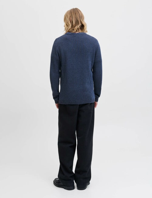Jack & Jones Dover Crew Knit, Sky Captain product photo View 05 L