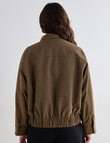 Mineral Heidi Check Bomber, Tan product photo View 02 S