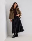 Mineral Heidi Check Bomber, Tan product photo View 08 S