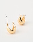 Earsense Thick Contoured Hoop, Gold Tone product photo View 02 S
