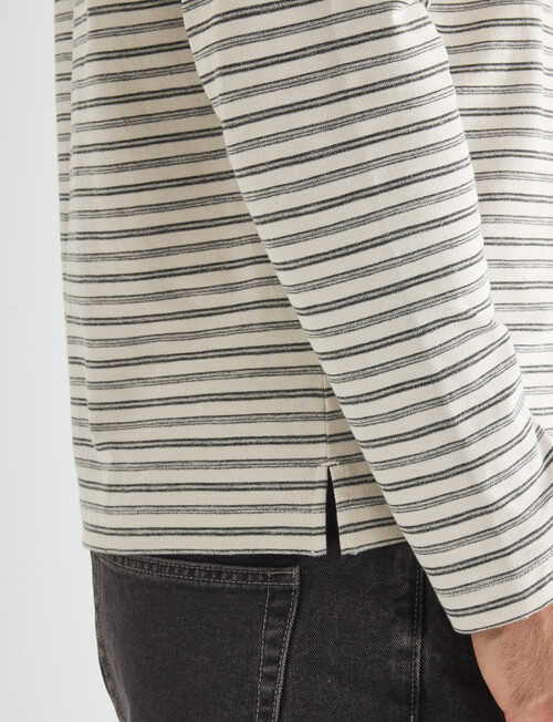 Gasoline Cotton Long Sleeve Tee, Black product photo View 05 L