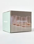 Salt&Pepper Leif Highball, 450ml, Set of 4, Rose Dust product photo View 07 S