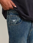 AIR SPACE Baggy Denim Jean, Dark Blue product photo View 04 S