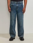 AIR SPACE Baggy Denim Jean, Dark Blue product photo View 05 S