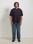 AIR SPACE Baggy Denim Jean, Dark Blue product photo View 08 S