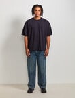 AIR SPACE Baggy Denim Jean, Dark Blue product photo View 08 S