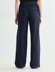Denim Republic Twist Seam Straight Jeans, Rinse product photo View 02 S