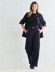 Denim Republic Twist Seam Straight Jeans, Rinse product photo View 03 S