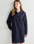 Denim Republic Patch Pocket Dress, Rinse product photo