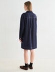 Denim Republic Patch Pocket Dress, Rinse product photo View 02 S
