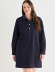 Denim Republic Patch Pocket Dress, Rinse product photo View 12 S