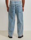 AIR SPACE Baggy Denim Jean, Light Blue product photo View 03 S