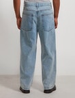 AIR SPACE Baggy Denim Jean, Light Blue product photo View 03 S