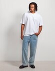 AIR SPACE Baggy Denim Jean, Light Blue product photo View 05 S