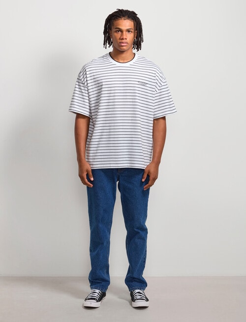 AIR SPACE Relaxed 90's Denim Jean, 90s Dark Blue product photo