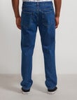 AIR SPACE Relaxed 90's Denim Jean, 90s Dark Blue product photo View 03 S
