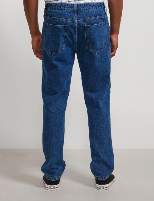 AIR SPACE Relaxed 90's Denim Jean, 90s Dark Blue product photo View 03 L