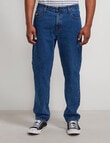 AIR SPACE Relaxed 90's Denim Jean, 90s Dark Blue product photo View 05 S