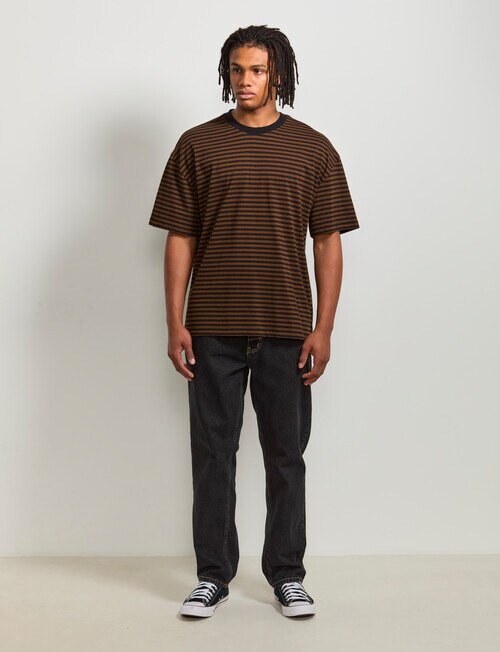 AIR SPACE Relax Denim Jean, Black product photo