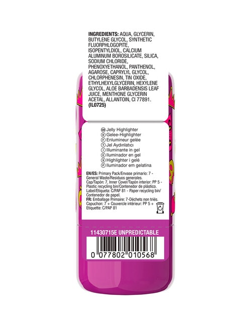 wet n wild Bad Rep Jelly Highlighter, Unpredictable product photo View 06 L