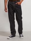 AIR SPACE Relax Denim Jean, Black product photo View 02 S