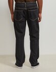 AIR SPACE Relax Denim Jean, Black product photo View 03 S