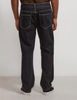 AIR SPACE Relax Denim Jean, Black product photo View 03 S