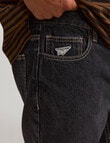 AIR SPACE Relax Denim Jean, Black product photo View 04 S