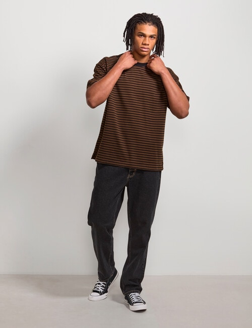 AIR SPACE Relax Denim Jean, Black product photo View 08 L