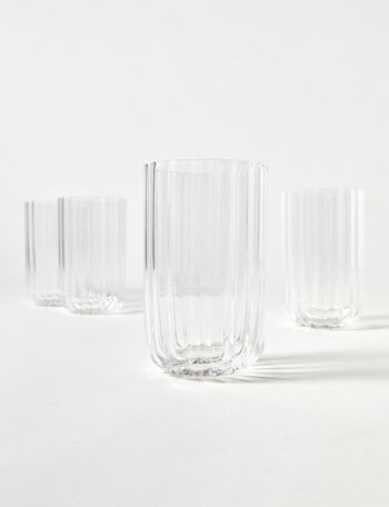 Salt&Pepper Leif Highball, 450ml, Set of 4, Clear product photo