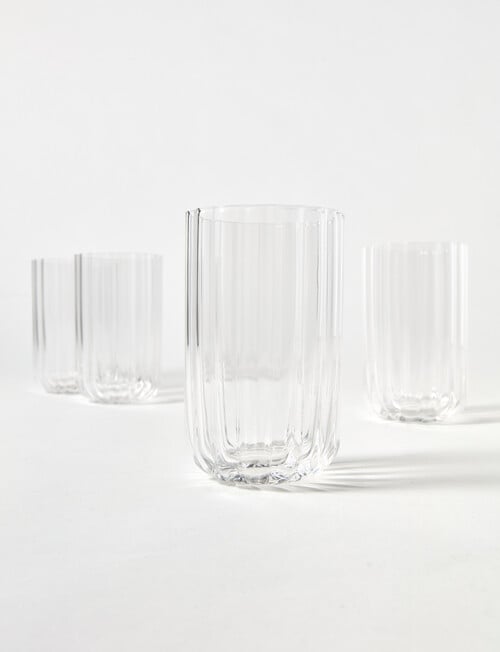 Salt&Pepper Leif Highball, 450ml, Set of 4, Clear product photo